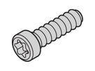 SCHROFF Panhead Screw, Torx, Self-Securing, M2.5 x 9.3