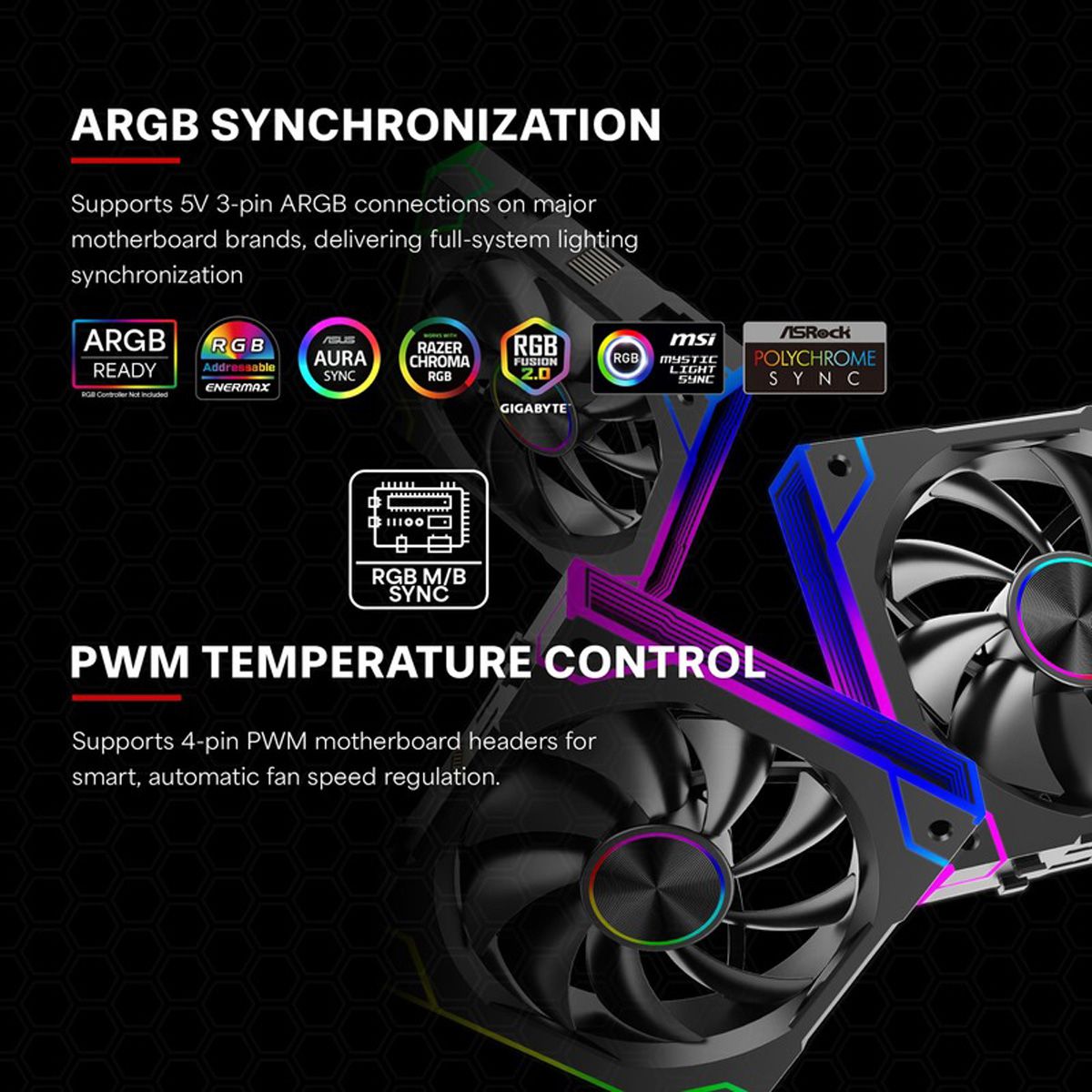 Xilence XPF120.ARGB 120mm PWM Case Fan, ARGB LED