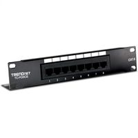 TRENDnet TC-P08C6 10" Patchpaneel, 8-poorts Cat. 6 niet afgeschermd