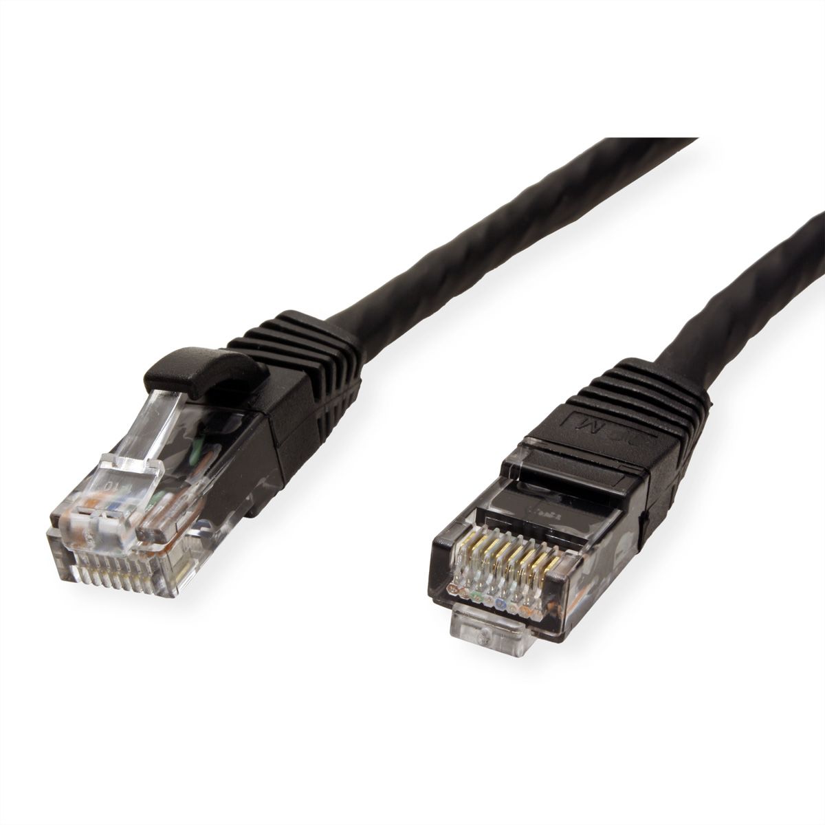 VALUE UTP Cat.6 (Class E) patchkabel, LS0H, zwart, 1 m