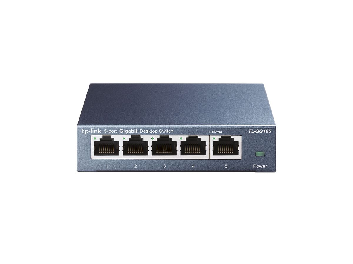 TP-Link TL-SG105 netwerk-switch Unmanaged L2 Gigabit Ethernet (10/100/1000) Zwart