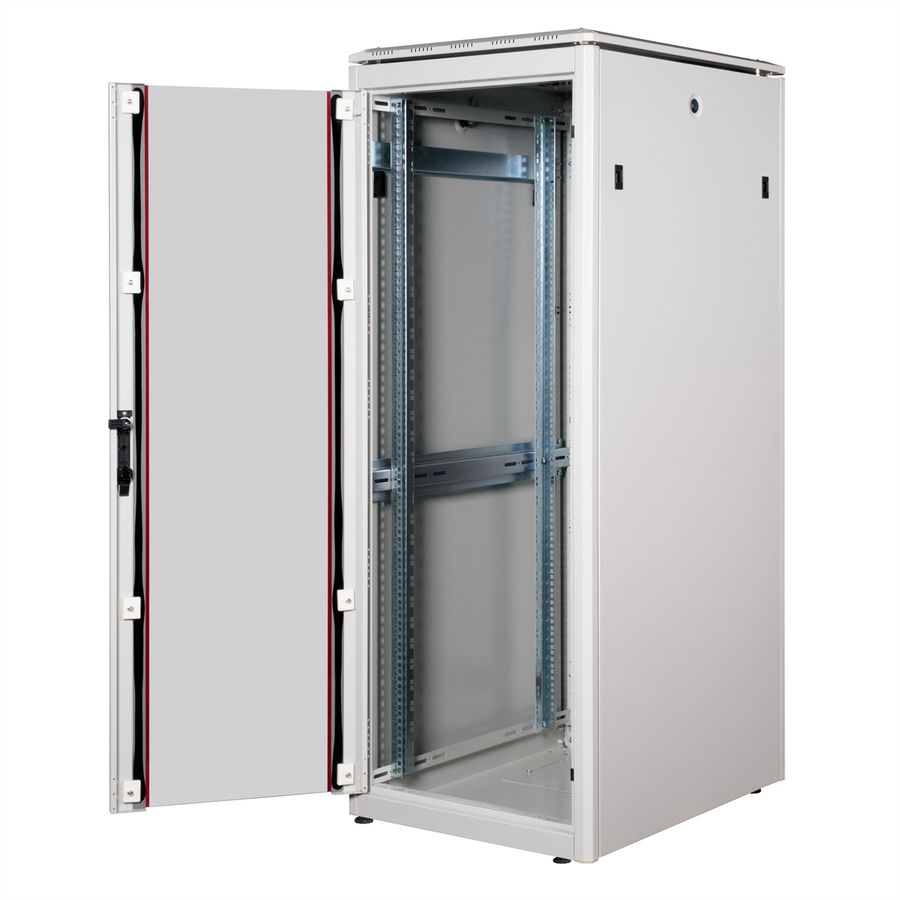ROLINE 19-inch netwerkkast Pro 32 U, 600x800 BxD Glazen deur grijs