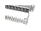 METZ CONNECT 19" Paneel 1HE Moduledrager leeg voor 24 modules (E-DAT of C6A)