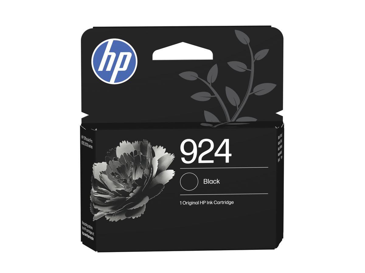 HP 924 originele zwarte inktcartridge