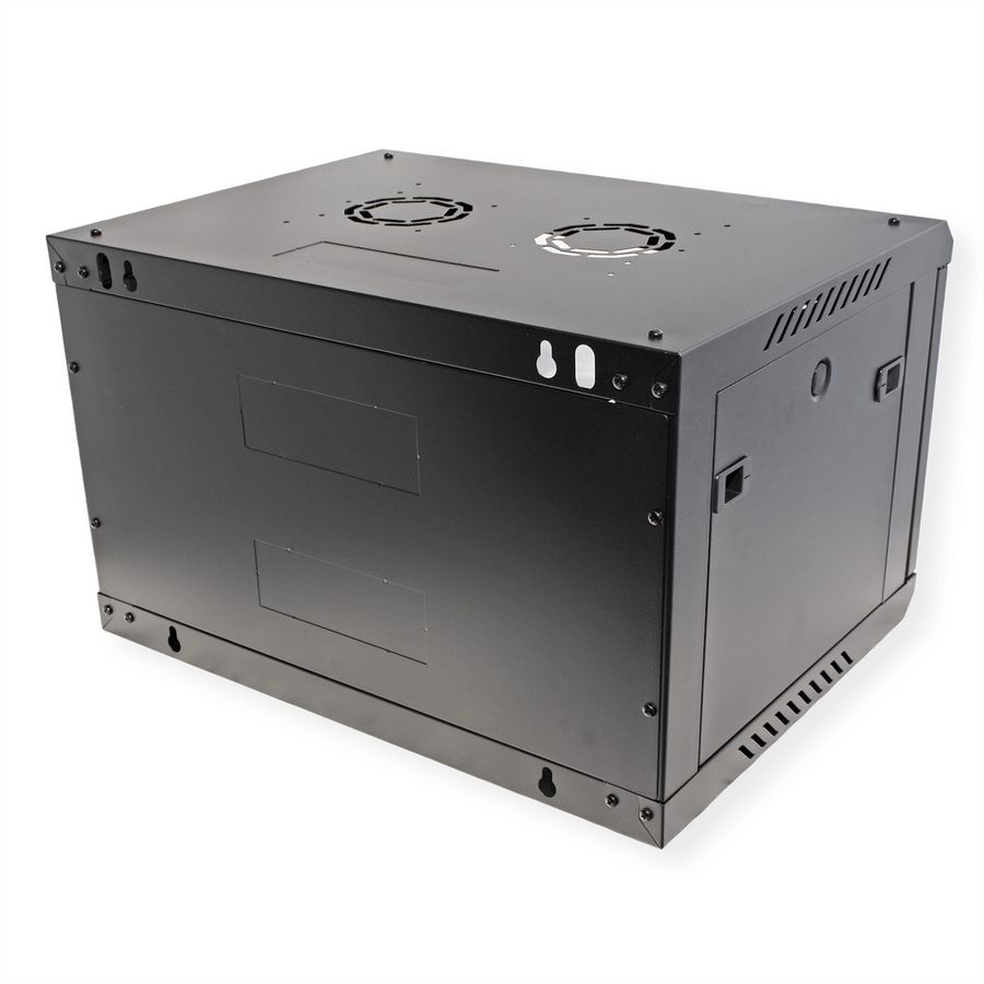 ROLINE 19" Wall Cabinet Basic Plus 6U, 600x450 BxT black