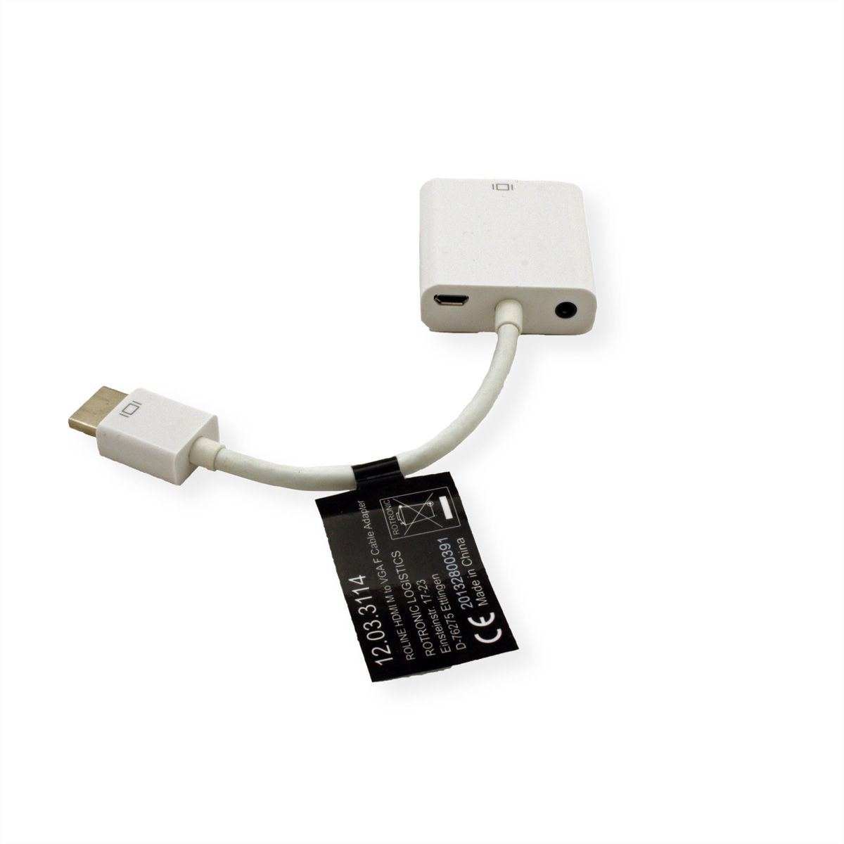 ROLINE HDMI-VGA Cableadapter, HDMI M - VGA F