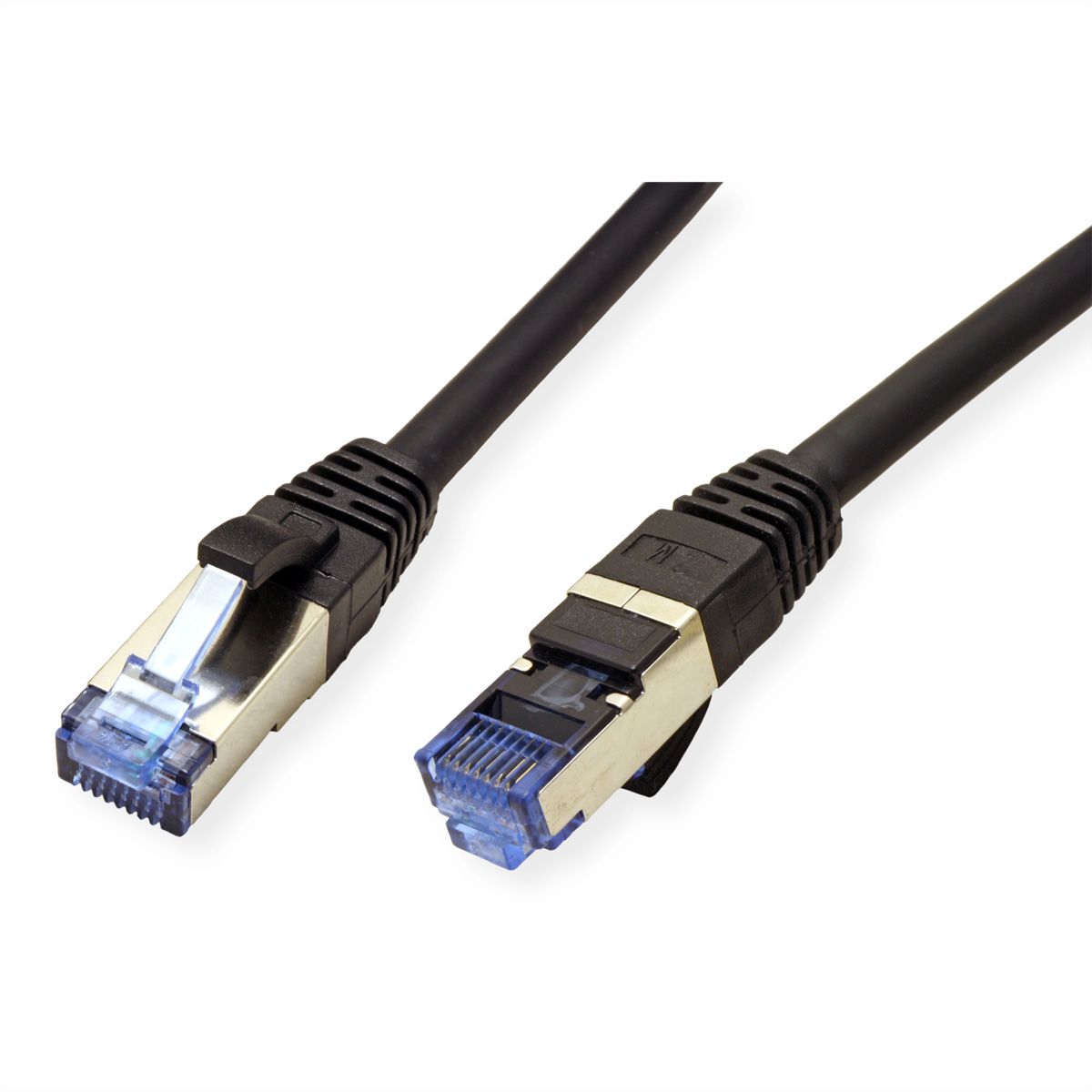 VALUE S/FTP Patch Cord Cat.6A (Class EA), black, 5 m