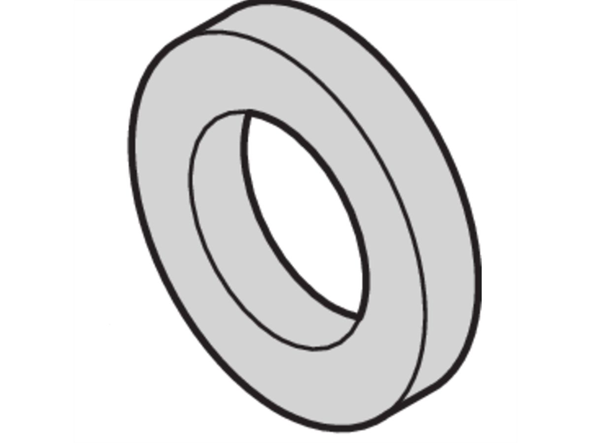 SCHROFF Washer, 2.7 x 5 x 1, Plastic PA, 100 pieces