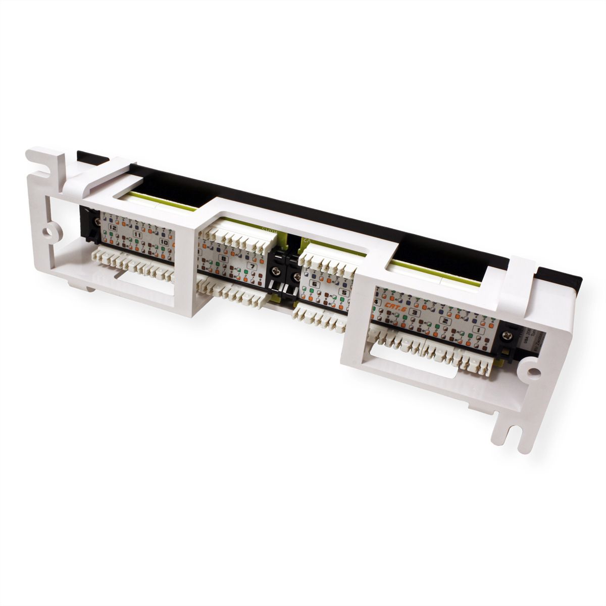 TRENDnet TC-P12C6V Patchpaneel, 12-poorts wandmontage Cat.6 niet afgeschermd