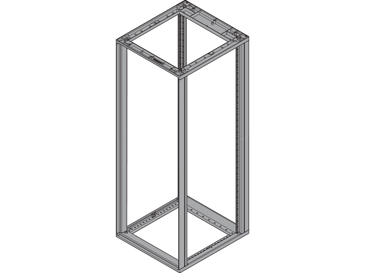 FRAME HD-U 12U 553W 500D RAL7021