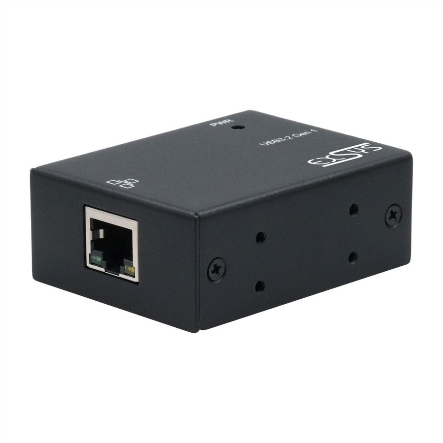 EXSYS EX-13021HMV USB 3.2 Gen 1 B-Port to Ethernet 1 Gigabit, incl. DIN-Rail Kit (Metal Case)