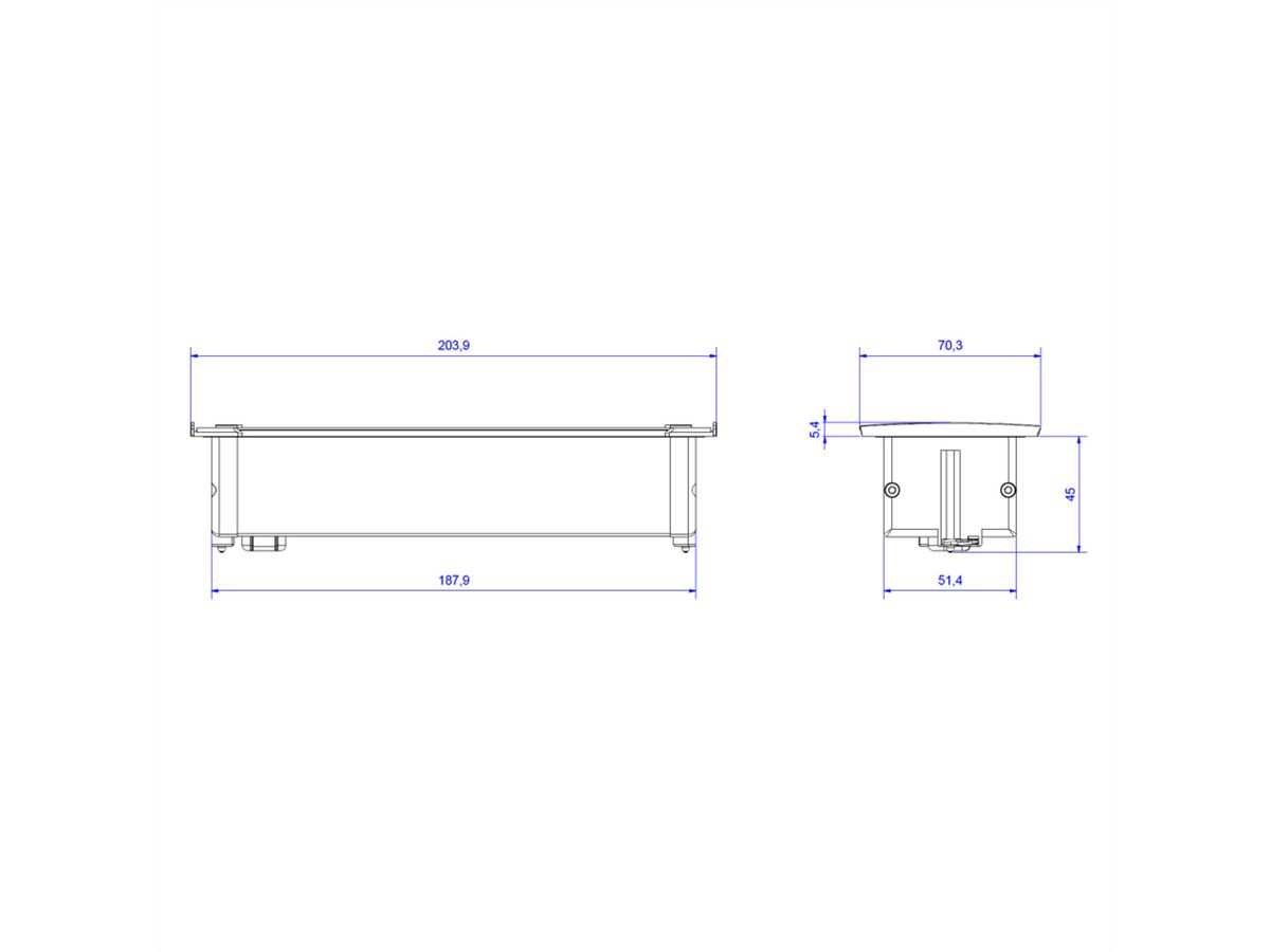 BACHMANN KAPSA Klein 2x geaard stopcontact 1x USB oplader, Montage stekker