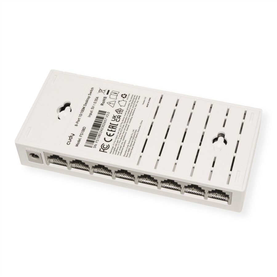 CUDY FS108D 8-poorts 10/100 Desktop Switch