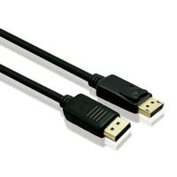 STANDARD DisplayPort Cable, DP-DP, M/M, black, 1 m