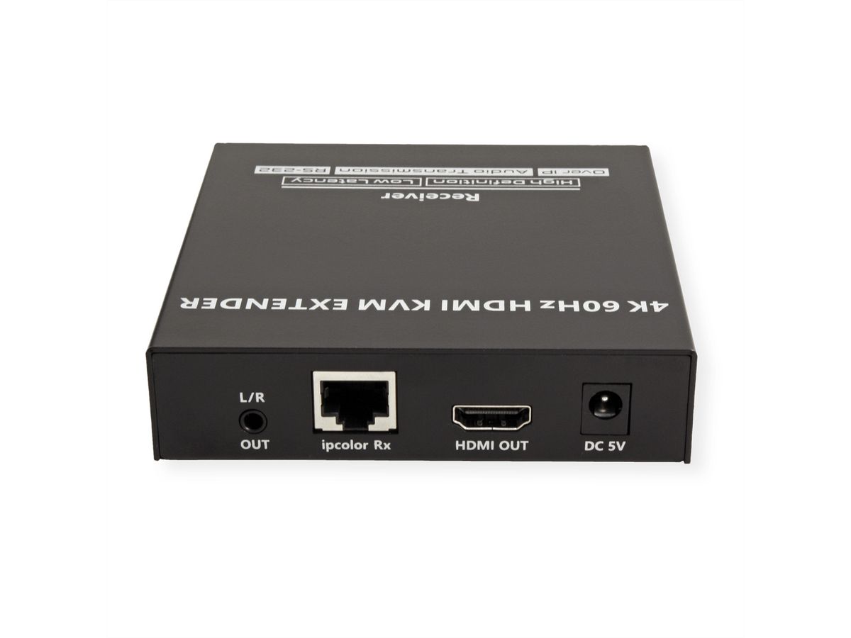 VALUE KVM Extender over Cat. 6/6A, HDMI, 4K@60Hz, max. 120m