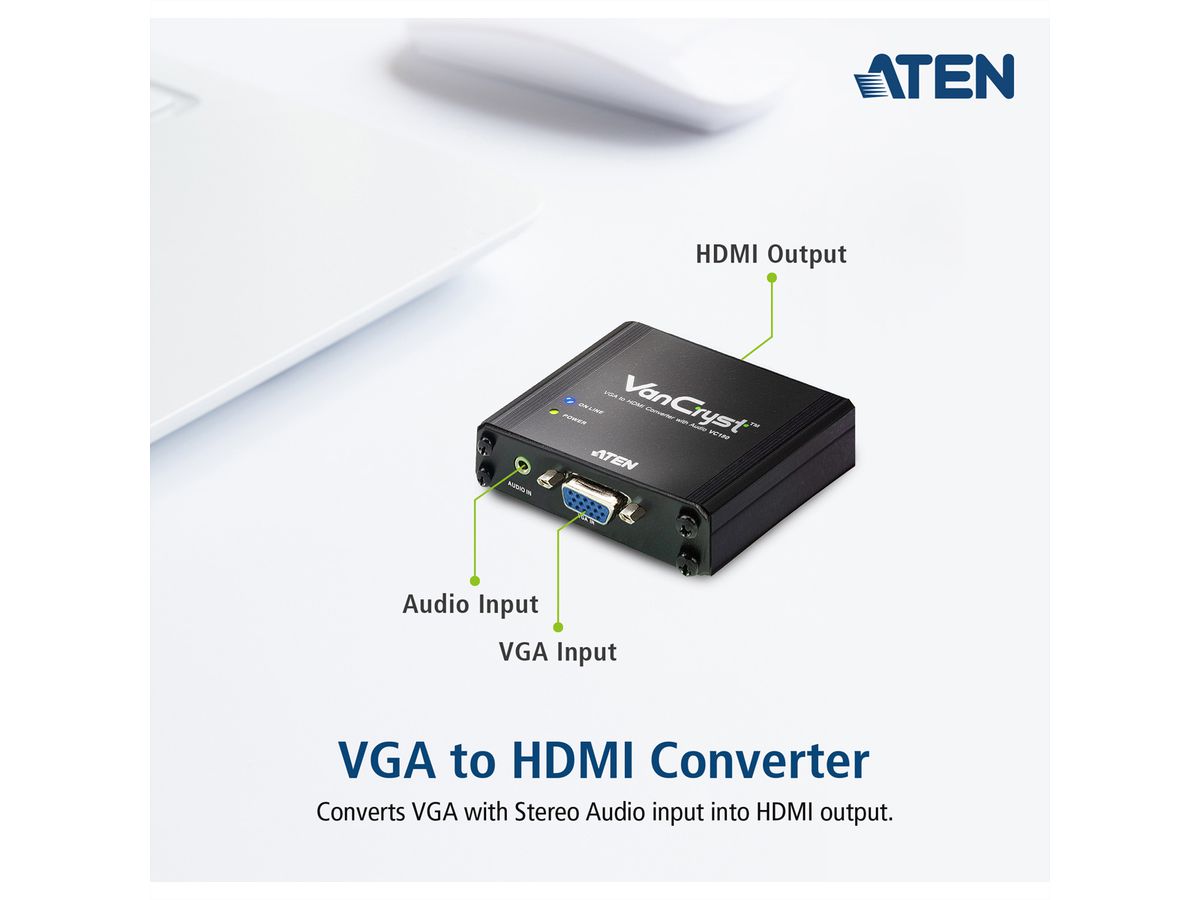 ATEN VC180 VGA naar HDMI audio/video Converter