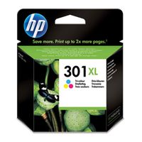 CH564EE, nr. 301XL, driekamer-kleurenprintcartridge, 6 ml, 330 pagina's, voor HP Dekjet 1000 / 1050 / 2050AIO / 3000 / 3050AIO