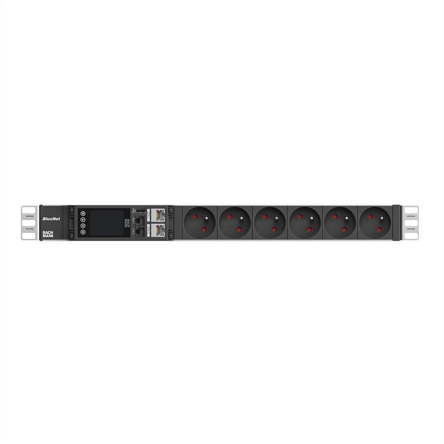 BACHMANN BN ESSENTIAL Metered 19" 6xUTE, L=2,0m CEE7/7