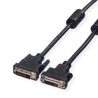 VALUE Monitor DVI Cable, DVI (24+1), Dual Link, M/F, 1 m