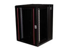 ROLINE 19-inch wandbehuizing Pro 16 U, 600x600 BxD tweedelig draaibaar zwart