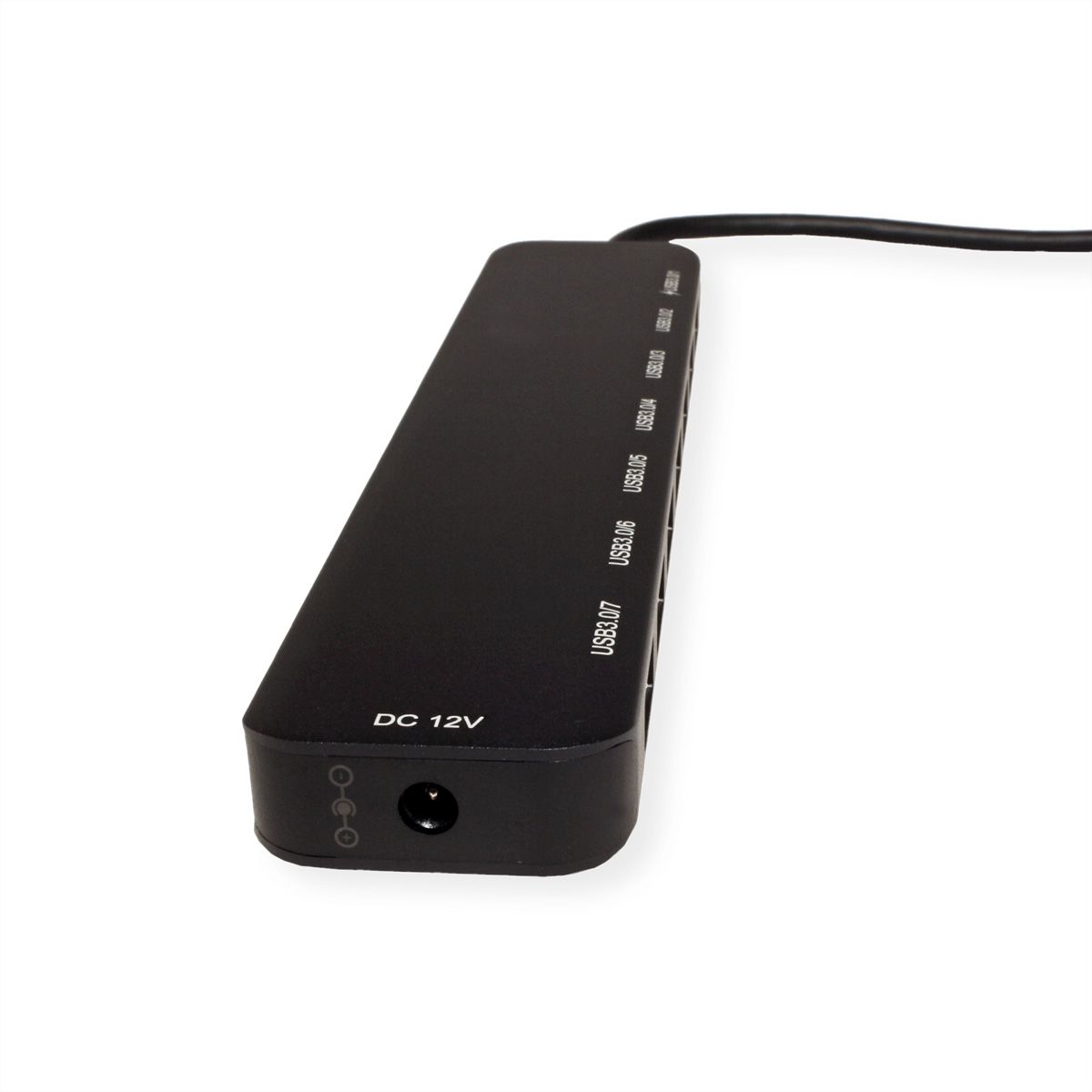 VALUE USB 3.2 Gen 1 Hub, 7 poorts, type C aansluitkabel