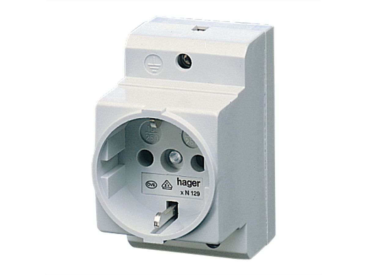 SCHROFF Power Distribution Modules According to DIN 43880, SCHUKO Socket 250 V, 16 A