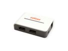 ROLINE USB 2.0 Hub, "Black and White", 4 poorts, met voeding