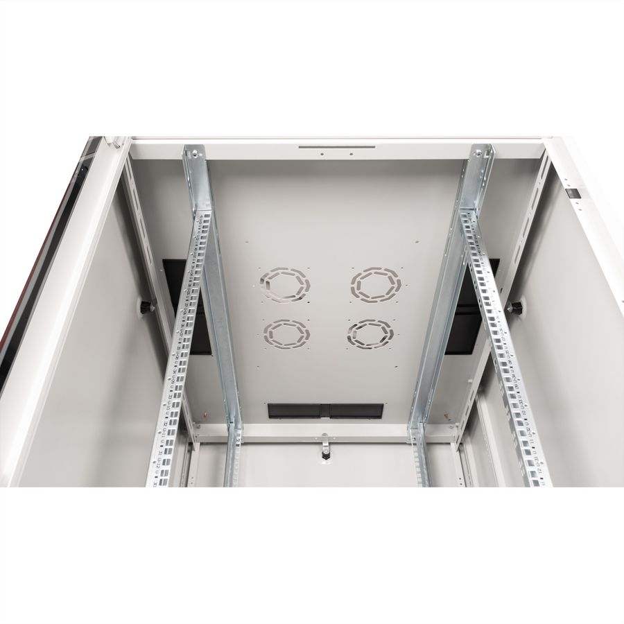 ROLINE 19-inch Network Cabinet Basic 42 U, 800x1000 WxD glass door grey