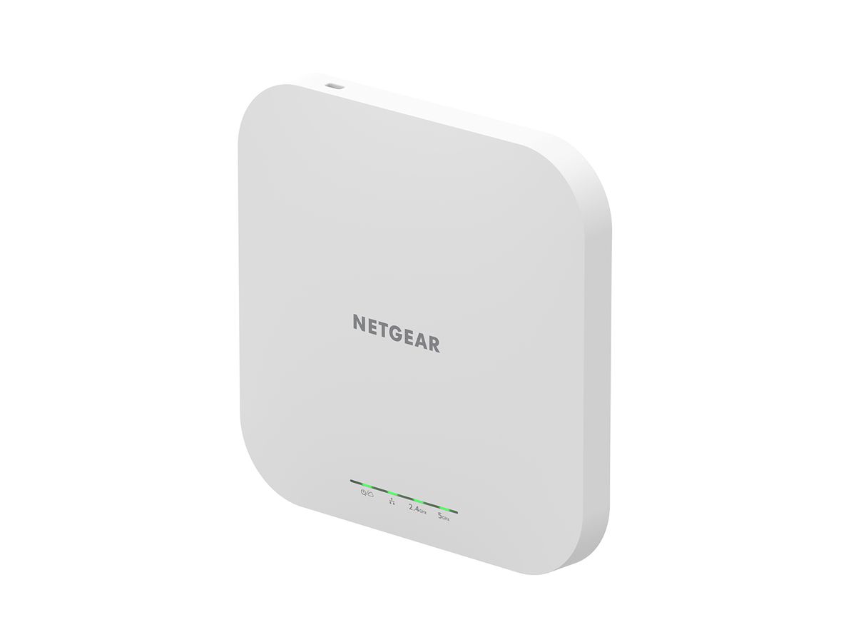 NETGEAR Insight Cloud Managed WiFi 6 AX1800 Dual Band Access Point (WAX610) 1800 Mbit/s White Power over Ethernet (PoE)