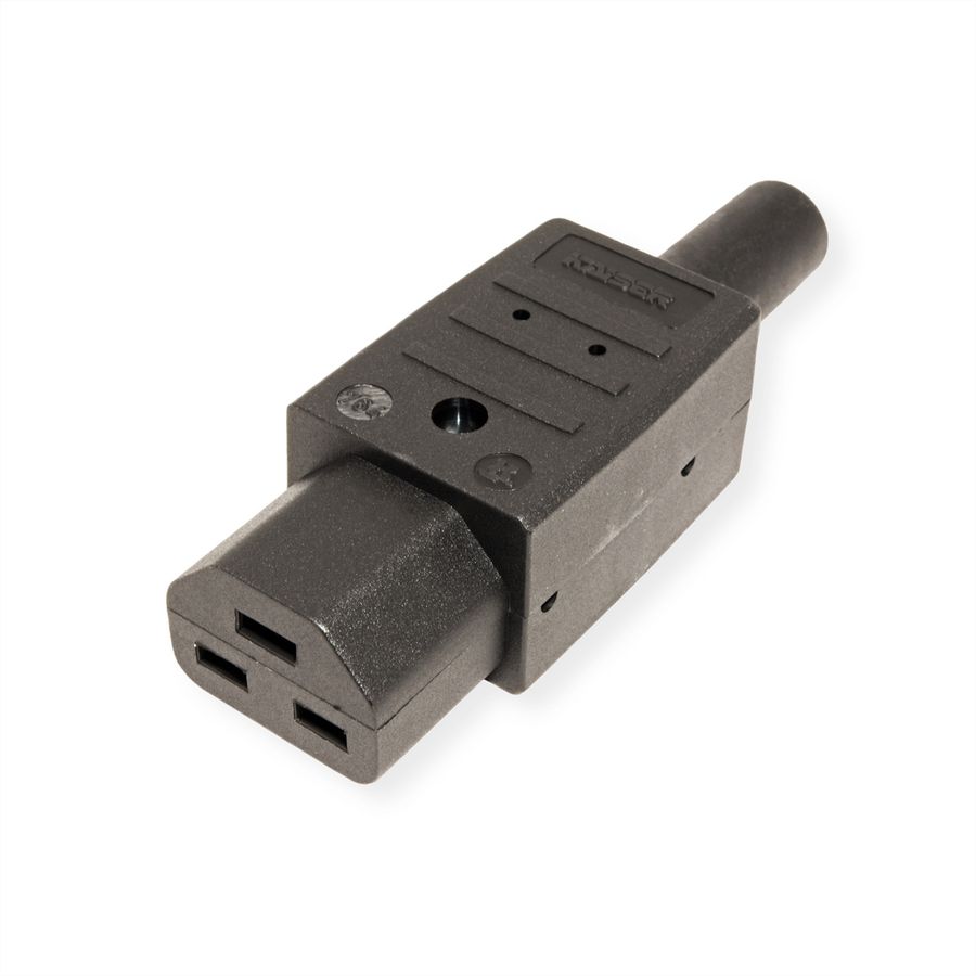 BACHMANN Apparaten stroom connector IEC320 C21 16A/250VAC, zwart