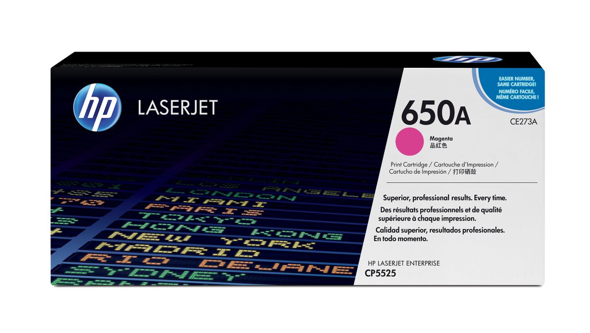 HP 650A originele magenta LaserJet tonercartridge