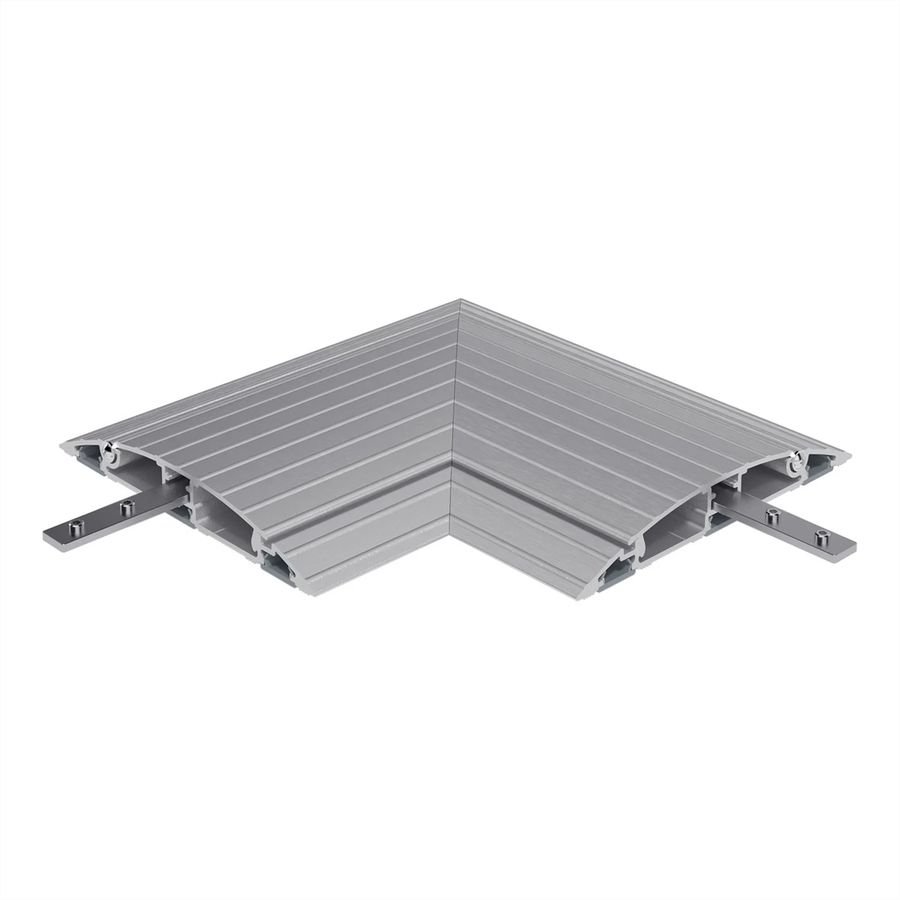 DATAFLEX Addit cable protector, corner-connection 482, silver