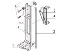 SCHROFF-insteekset voor FMC met IEL-handgreep zwart, U-vormig frontpaneel, afgeschermd (textiel), 3 HE, 4 HE