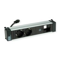 BACHMANN POWER FRAME M 2xCEE7/3, 1xUSB C 30W 1xCM 0.2m GST18