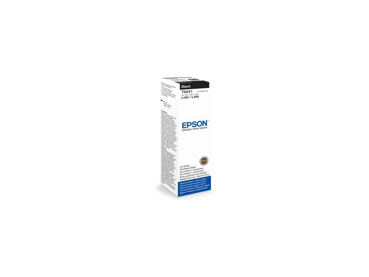 Epson T6641 inktcartridge Zwart