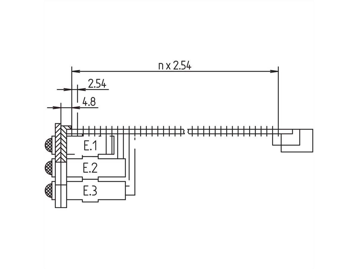 SCHROFF montageframe voor montagevlak 1