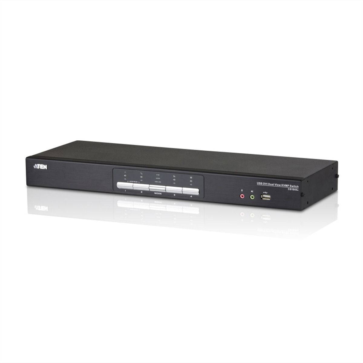 ATEN CS1644A KVM switch Dual View DVI, USB, audio, 4 poorts