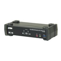 ATEN CS1922M 2-poorts USB 3.0 4K DisplayPort MST KVM switch