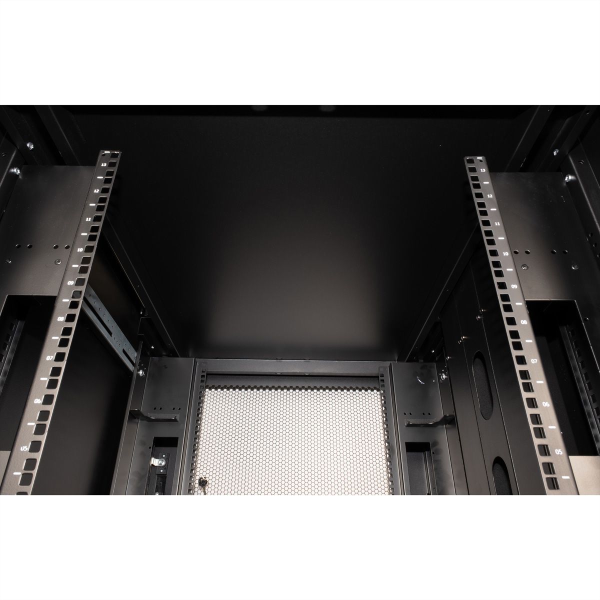 ROLINE colocation-kast 47HE 800x1000 mm, 3 compartimenten, zwart