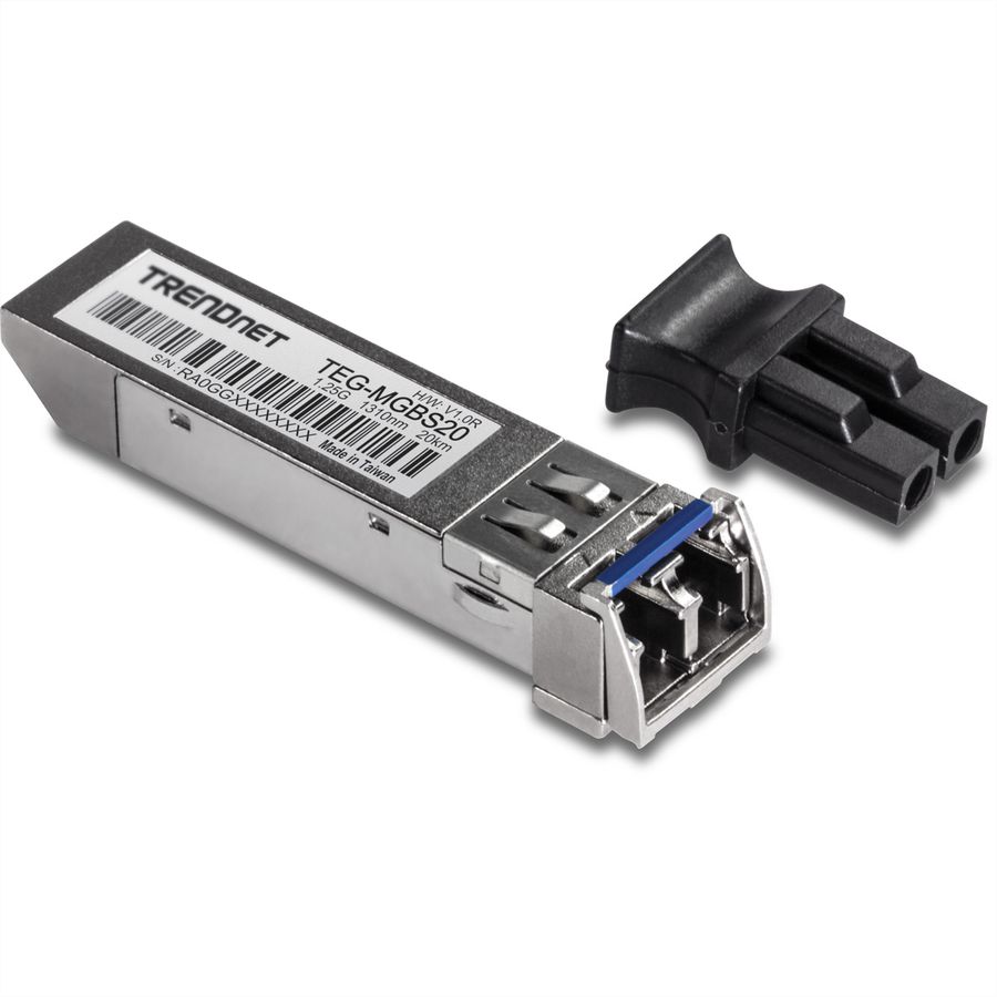 TRENDnet TEG-MGBS20 Mini-GBIC , Single-Mode LC Module 10KM