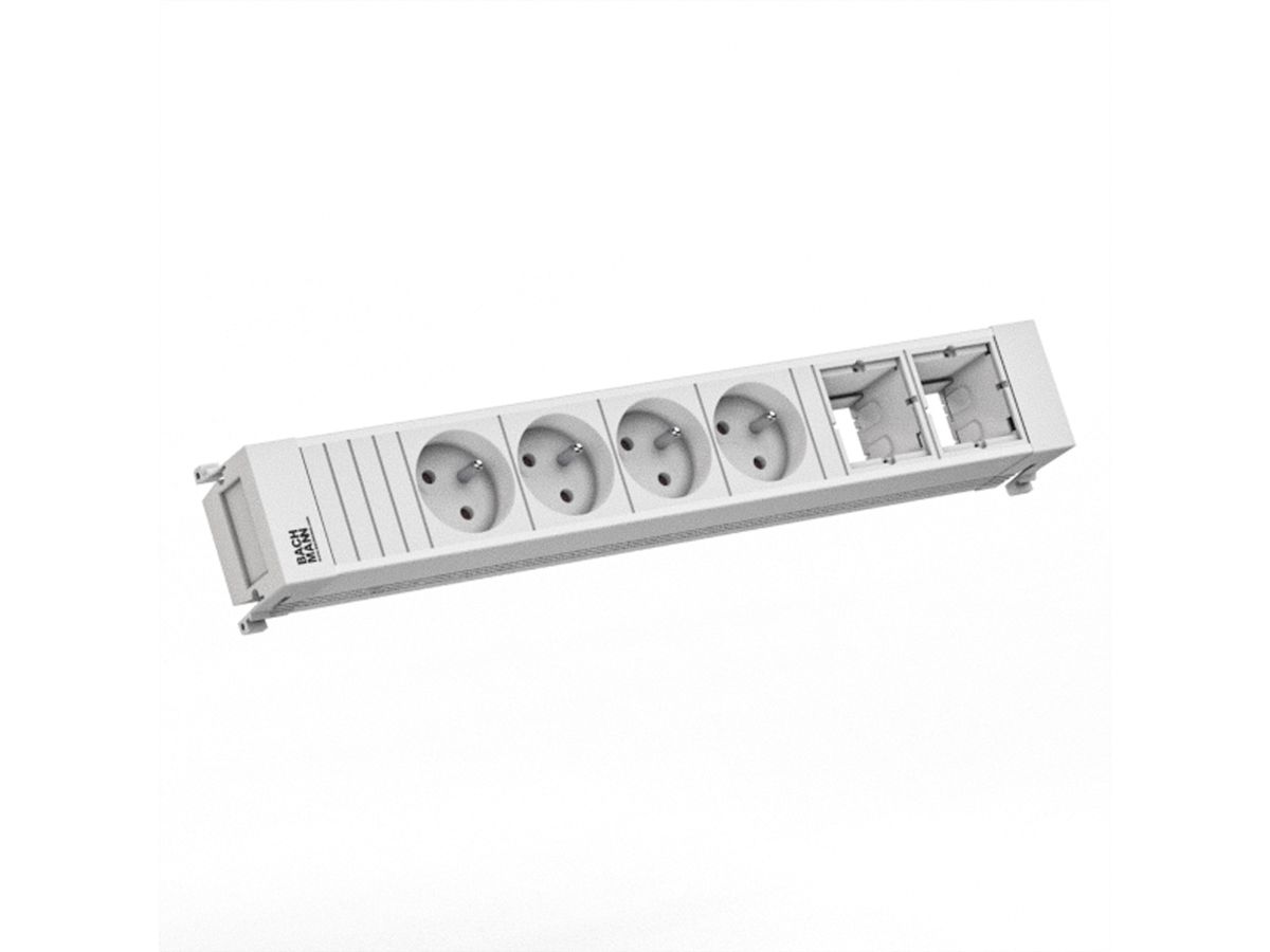 BACHMANN POWER FRAME 4xUTE 2xCM 0.2m GST18 RAL9010