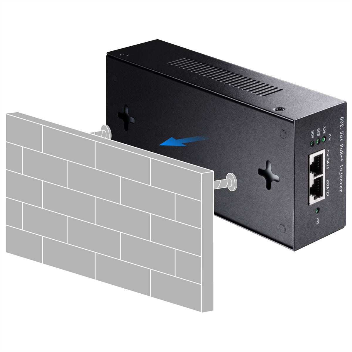 CUDY POE400 90W PoE+/PoE-Injector Gigabit