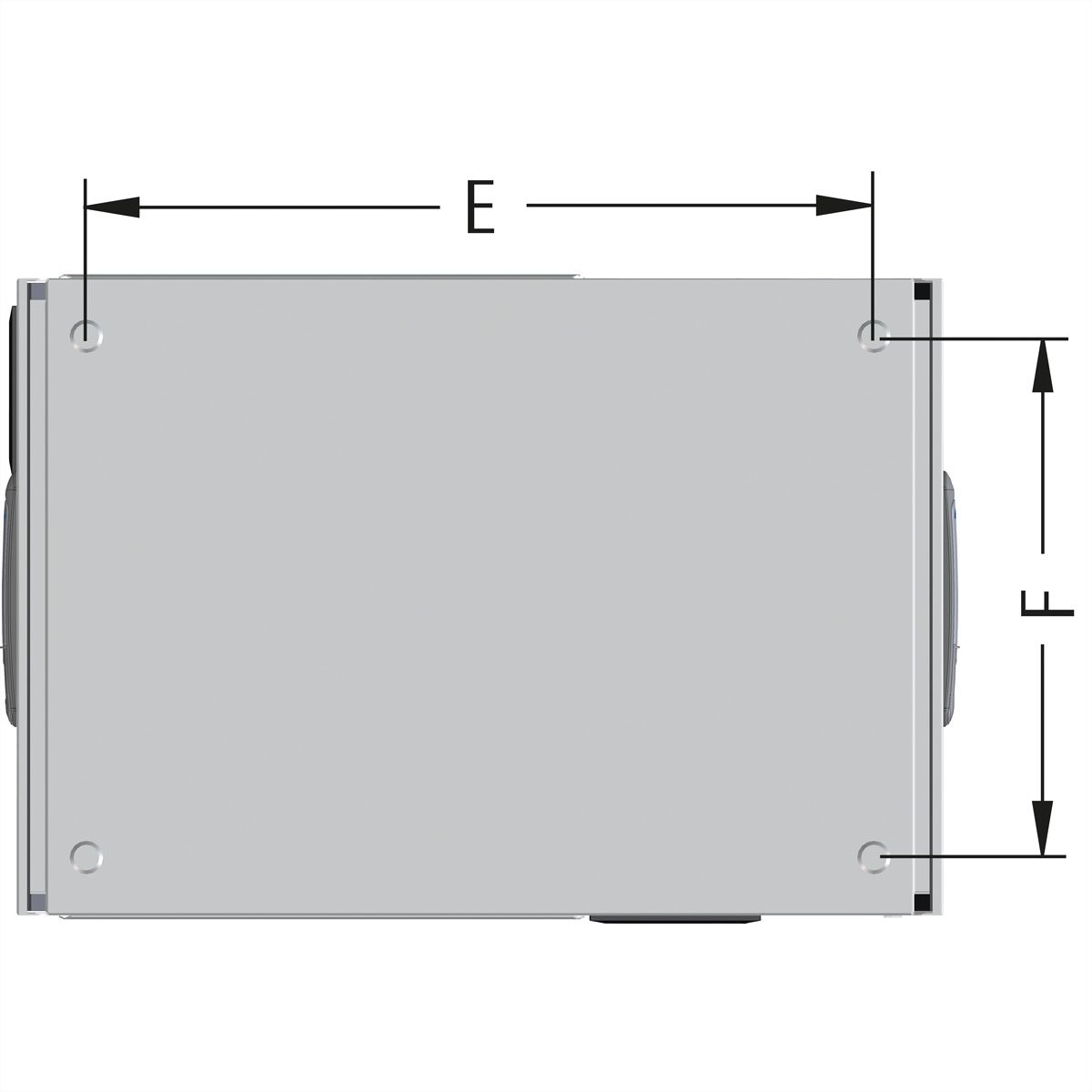 VARIndustry 2.0 Wandverteiler 4 HE 560x840x275mm, 2 Türen, IP 54