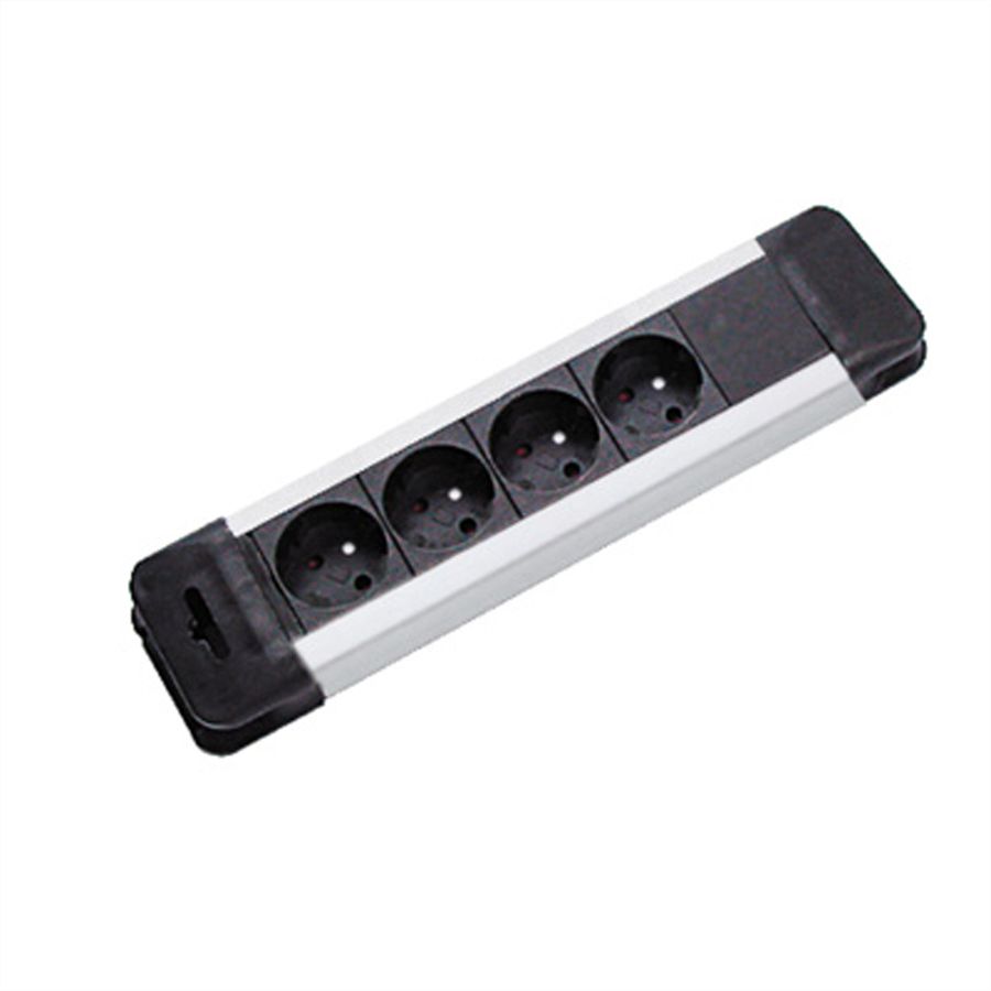 BACHMANN stekkerdoos Connectus, 4x 2P+T, UTE, 2 m