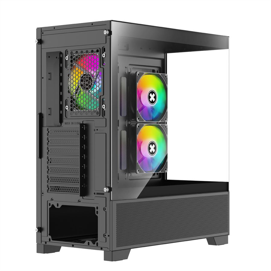 XILENCE Xilent Beam ATX pc-behuizing zwart , X218.ARGB Gaming ATX PC-behuizing zwart