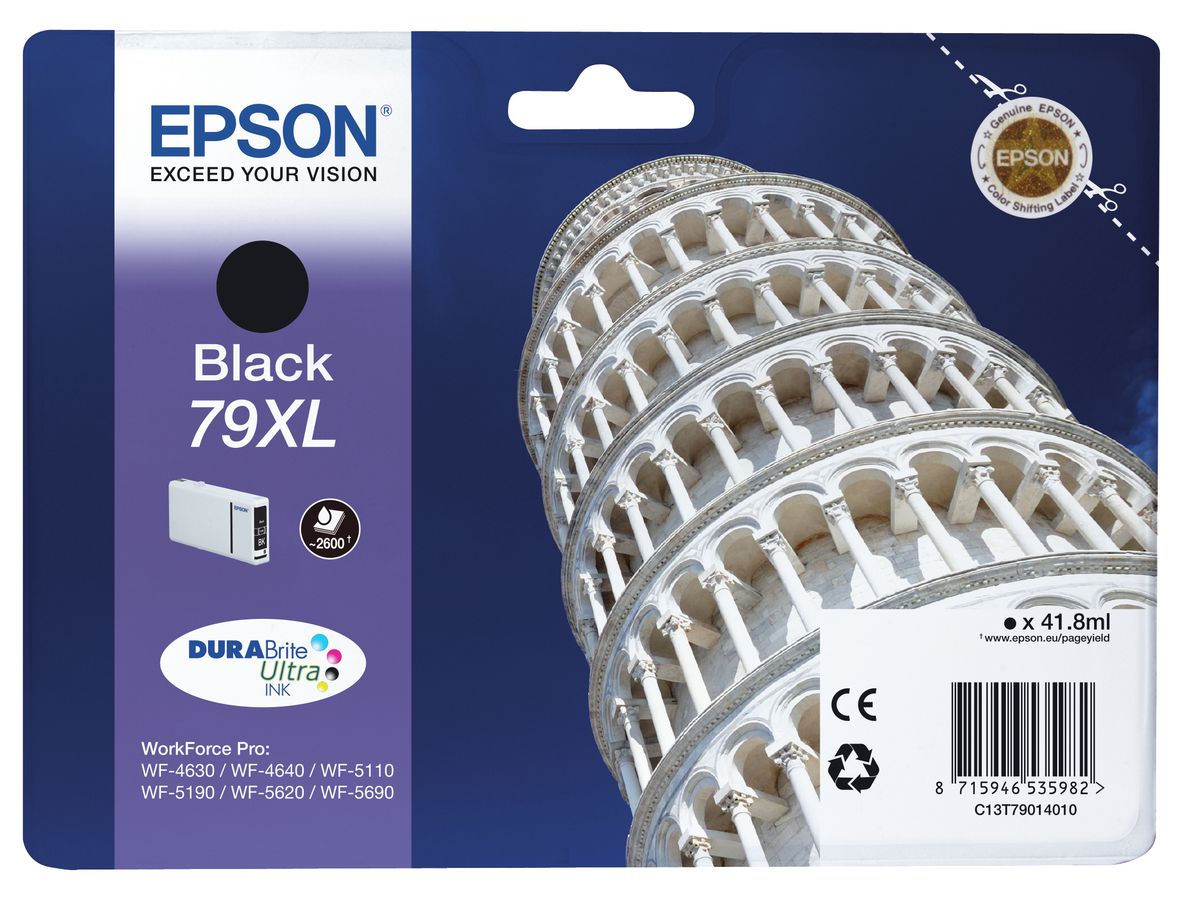 Epson Singlepack Black 79XL DURABrite Ultra Ink