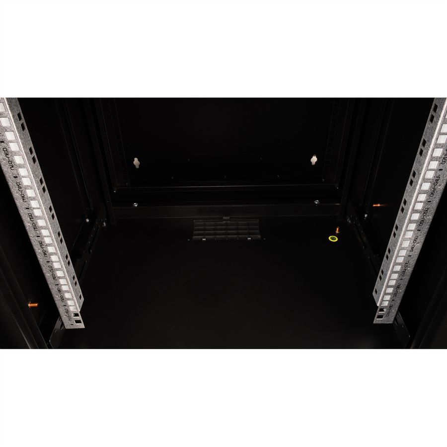 ROLINE 19-inch wall-mounted housing Pro 9 U, 600x600 WxD two-part swivelling black