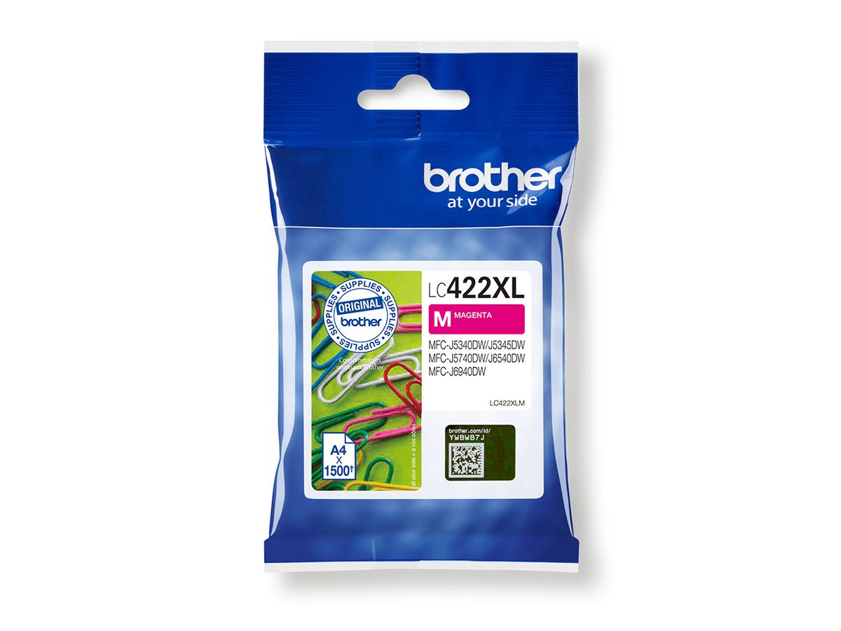 Brother LC422XLM ink cartridge 1 pc(s) Original Magenta