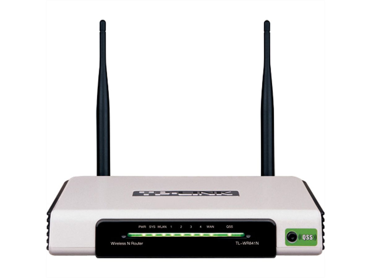 TP-LINK TL-WR841N Wireless N Router, 2 feste Antennen