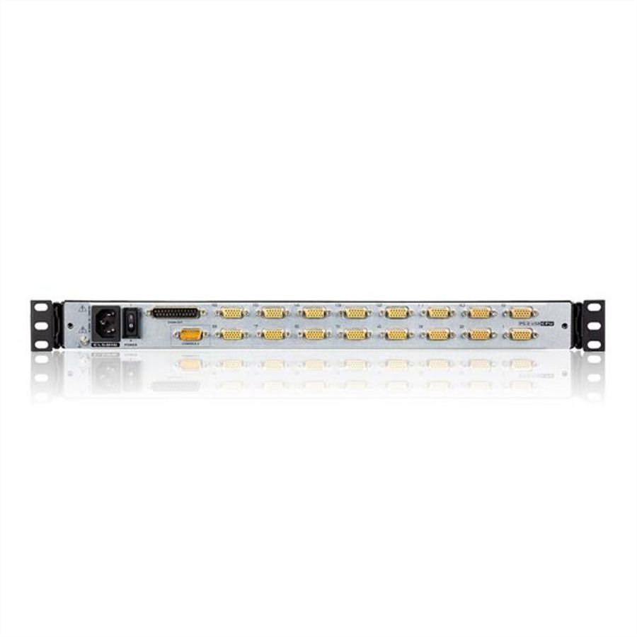 ATEN CL5816N 48cm-LCD KVM Switch USB-PS/2, VGA, 16-Poorts , FR-Layout